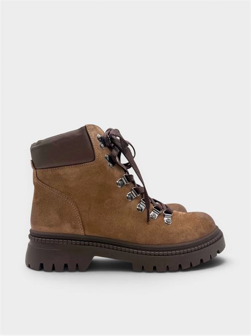 Pedula alta in suede sughero IL LACCIO | 51460SUEDESUGHERO382